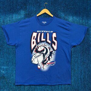 Buffalo Bills Blue Football T-Shirt Size Extra Large